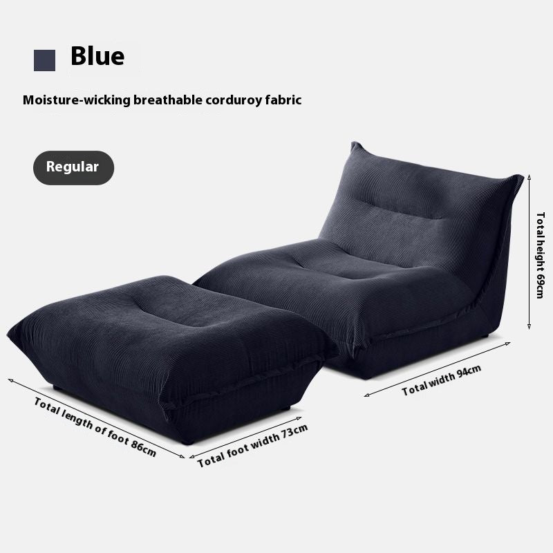 Lazy Sofa Reclining Sleeping Small Apartment Room Balcony Leisure Recliner