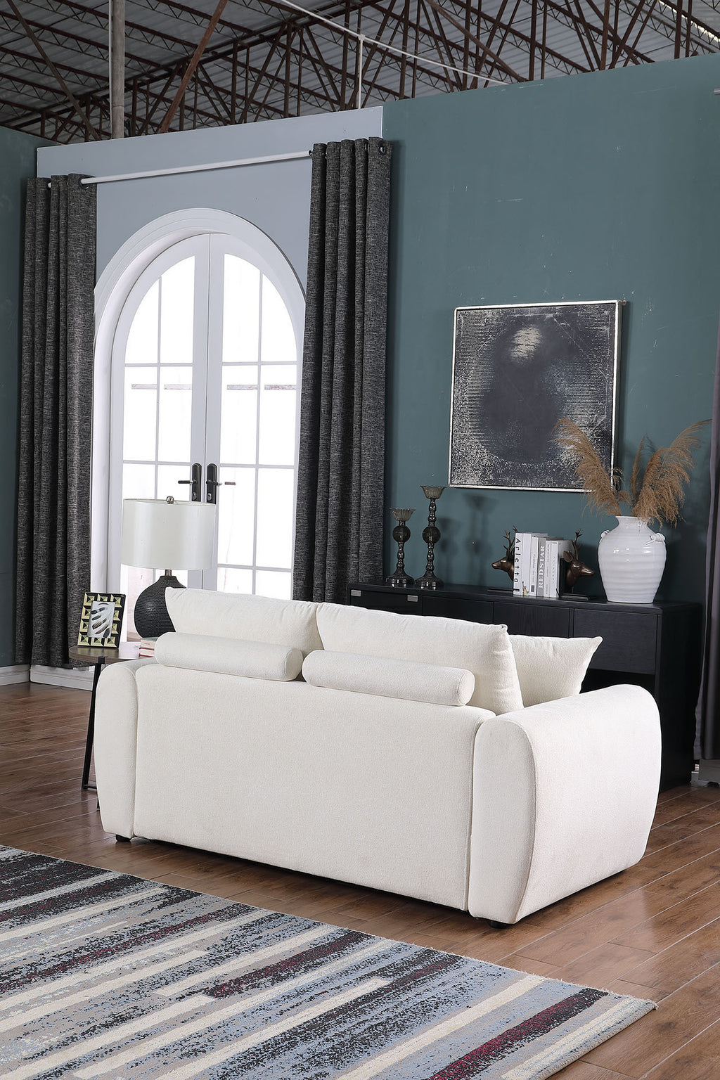 Modern Minimalist Comfortable Compressed BEIGE Sofa